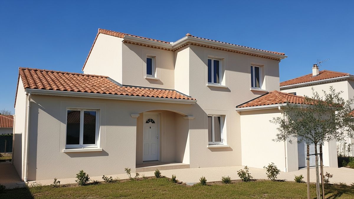 Ravalement façade maison Brignais